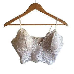 Bozzolo medium cream lace bralette top